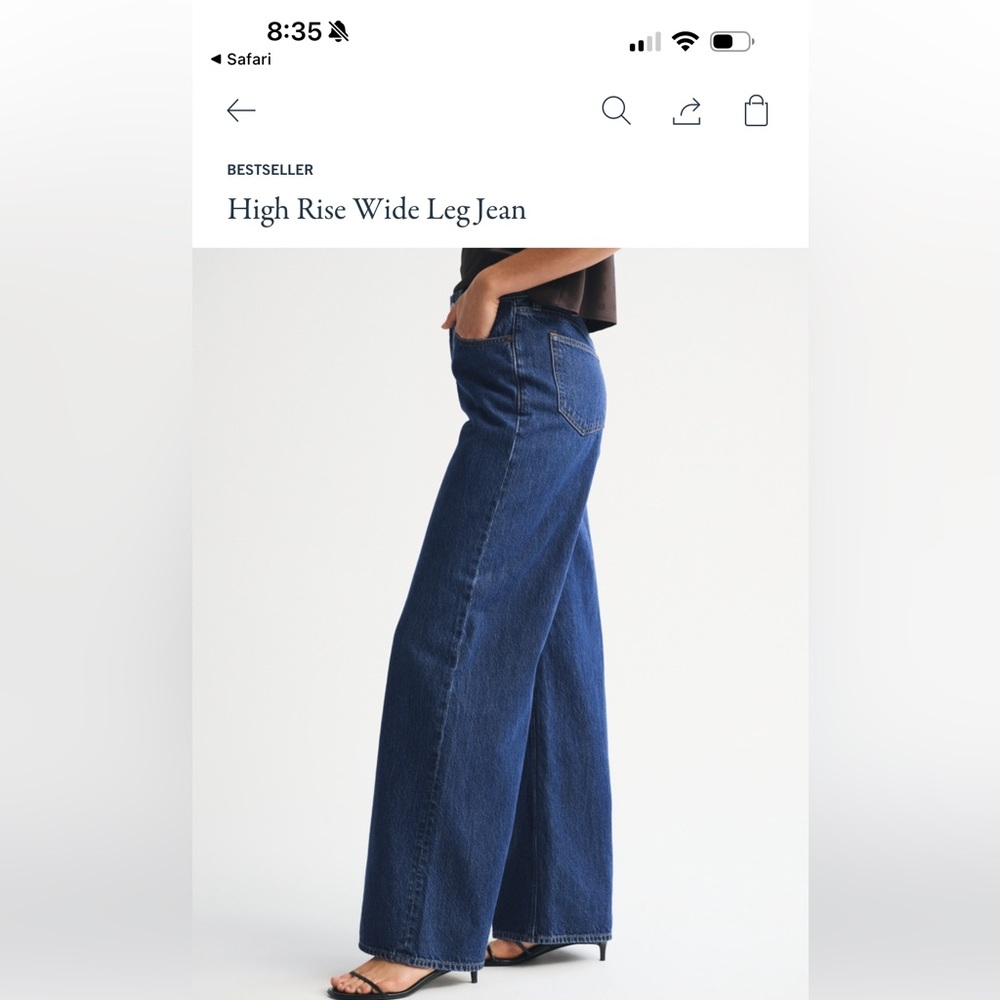 Abercrombie bestselling Wide-Leg Women's Jeans